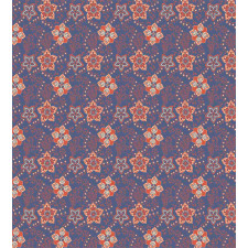 Flower Scroll Swirls Duvet Cover Set
