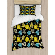 Jasmine Peony Design Duvet Cover Set