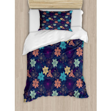 Exotic Hibiscus Design Duvet Cover Set