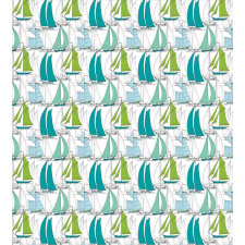 Sailing Boat Theme Duvet Cover Set