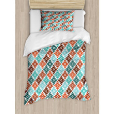 Bohemian Pastel Retro Duvet Cover Set