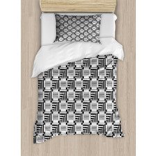 Abstract Sqaure Duvet Cover Set