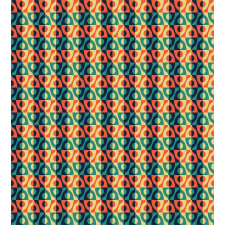 Grid Style Square Pattern Duvet Cover Set
