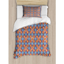 Oriental Geometric Motif Duvet Cover Set