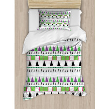 Tribal Triangle Design Duvet Cover Set