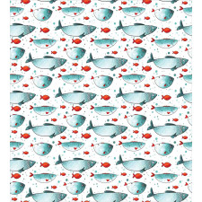 Subaquatic Animal Pattern Duvet Cover Set