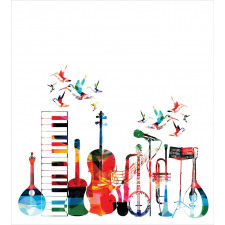 Colorful Instruments Duvet Cover Set