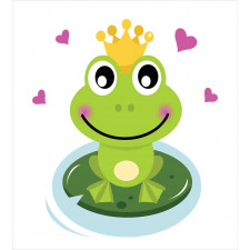 Cartoon Frog Prince Duvet Cover Set