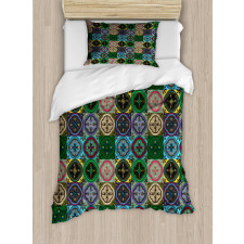 Traditional Vibrant Duvet Cover Set