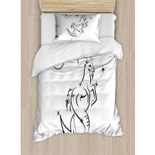 Sketch Goat Duvet Cover Set