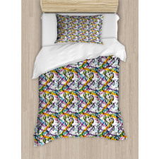 Snake Skin Colors Duvet Cover Set