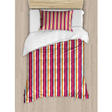 Lines Torn Effect Duvet Cover Set