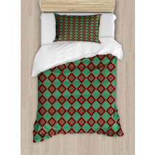 Ornamental Chevron Duvet Cover Set