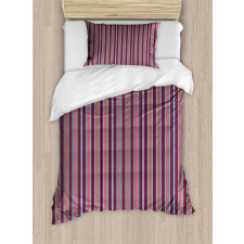 Vertical Barcode Lines Duvet Cover Set