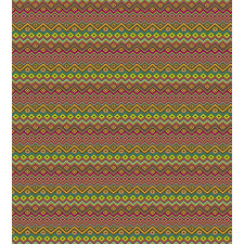 Mexican Zigzag Motif Duvet Cover Set