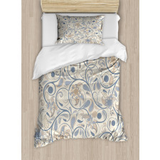 Eastern Oriental Scroll Duvet Cover Set