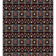 Native Colorful Borders Duvet Cover Set