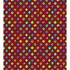 Colorful Rhombuses Duvet Cover Set