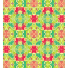 Mosaic Cubes Hexagon Duvet Cover Set