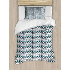 Trippy Zig Zag Herringbone Duvet Cover Set