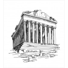Greek Pantheon Sketch Duvet Cover Set