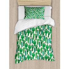 San Pedro Cactus Floral Duvet Cover Set