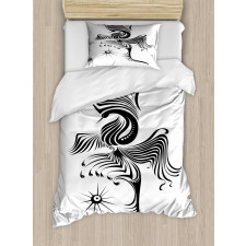 Abstract Phoenix Design Duvet Cover Set