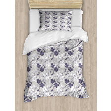 Blooming Magnolia Buds Duvet Cover Set