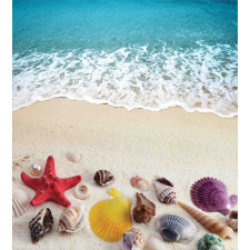 Sea Shells on Sandy Coast Duvet Cover Set