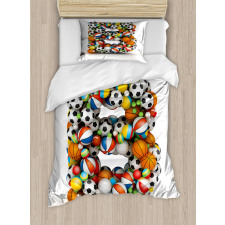 Game Athletism Theme Duvet Cover Set