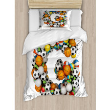 Teen Sports Fans Name Duvet Cover Set