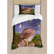 Enchanted Forest Fungi Duvet Cover Set