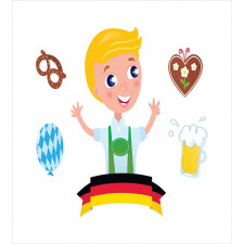 Bavarian Boy Oktoberfest Duvet Cover Set