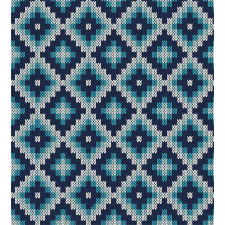 Fair Isle Style Ethnic Duvet Cover Set