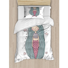 Sea is My Home Girl Duvet Cover Set
