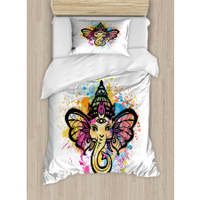 Mandala Animal Portraits Duvet Cover Set