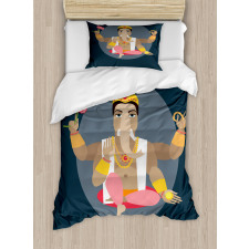 Oriental Ethnic Design Duvet Cover Set