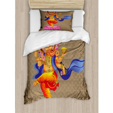 Dancing Asian Icon Duvet Cover Set