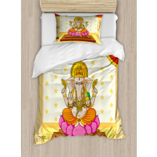 Boho Timeless Character Form Duvet Cover Set