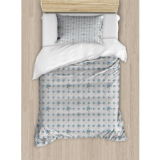 Chaotic Simple Motifs Duvet Cover Set