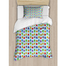 Colorful Mugs Hot Drink Duvet Cover Set