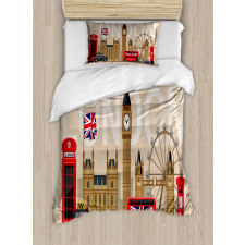 Britain Landmarks Duvet Cover Set