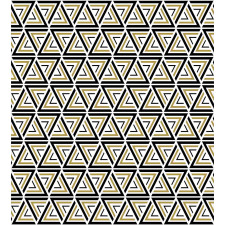 Angled Stripes Mosaic Duvet Cover Set