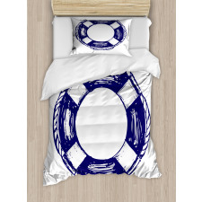 Sketch Life Buoy Duvet Cover Set