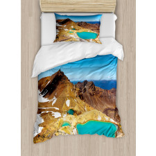 Emerald Lakes Photo Duvet Cover Set