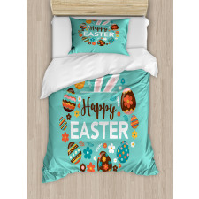 Spring Holiday Pattern Duvet Cover Set