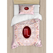 Mandala in Pink Duvet Cover Set