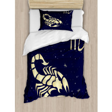 Night Sky Stars Duvet Cover Set