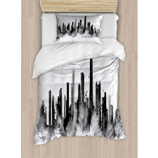 Grunge Landscape Duvet Cover Set