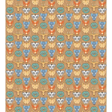 Forest Fauna Pattern Duvet Cover Set